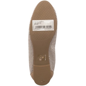 Baleriny T.Sokolski GS W23-58 Beige skóra beż r.38