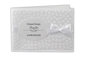 Zaproszenia na Chrzest Personalizacja