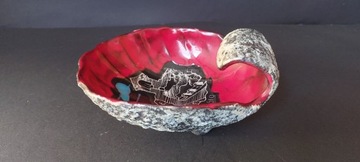 Ceramiczna misa paterka fat lava vintage design