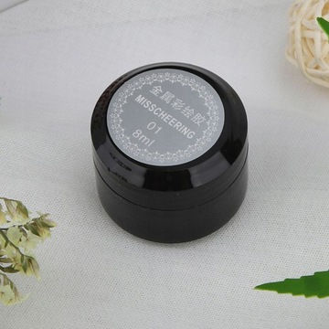 GEL ART PAINT DECORATION ГЕЛЬ СЕРЕБРЯНЫЕ ЦВЕТА 8мл