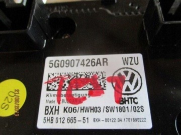 KLIMATIZACE 5G0, 5G0907426AR VW T-ROC 2GA