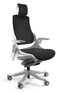 FOTEL OBROTOWY DO BIURA ergonomiczny Wau black