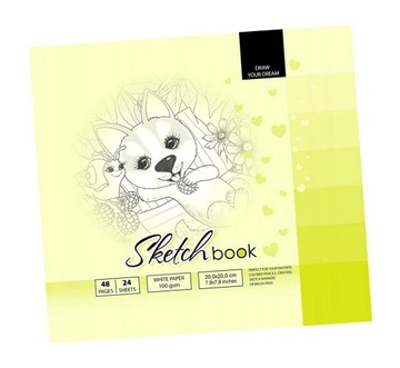 SZKICOWNIK 200X200/48K 100G TW FRESH, FRESH