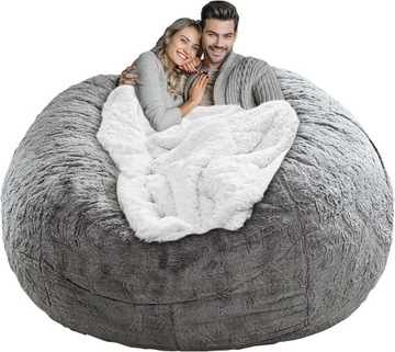 Pufa do siedzenia worek 180 cm puszysta poszewka LapEasy Giant Bean Bag