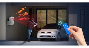 Датчик входной сигнализации для дома, PIR-датчик движения со звуком, пульт дистанционного управления