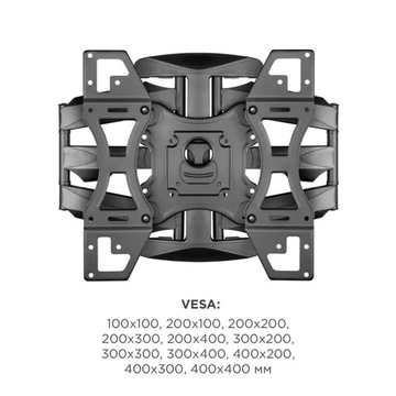 НАСТЕННОЕ КРЕПЛЕНИЕ, ВЕШАЛКА ДЛЯ ТЕЛЕВИЗОРА, ТВ 32-75 VESA