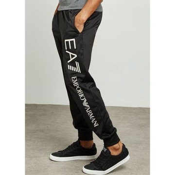EMPORIO ARMANI EA7 męskie spodnie dresowe dresy NERO 3XL