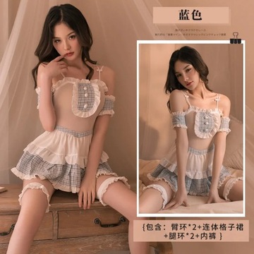 Jimiko Costumes Sexy Maid Apron Woman Cosplay Clot