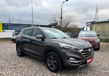 Hyundai Tucson III SUV 2.0 CRDI 136KM 2016 Hyundai Tucson kamera, nawigacja, hak, serwisowany 2.0 Diesel 136KM