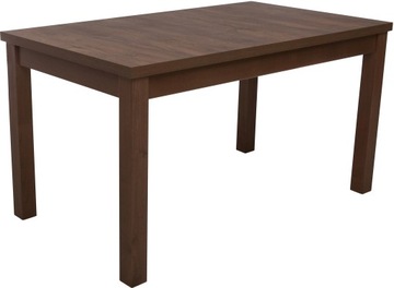 Duży stół 80x140/200 czarny / dąb craft rozkładany