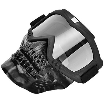 Motorradhelm Brille Motorrad Gesichtsmaske mit Brie