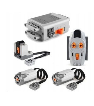 Power Functions Zestaw 5 sztuk Silnik M Pilot Odbiornik 8881 8883 8884 8885