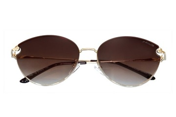 OKULARY FASHION PRZECIWSŁONECZNE XENA P16 BRĄZ