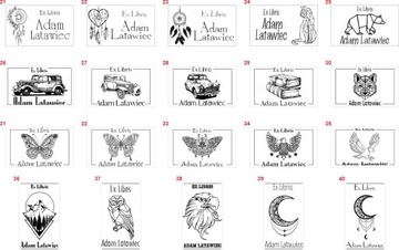 Штамп EX LIBRIS, качество PRO, штамп 50х30мм