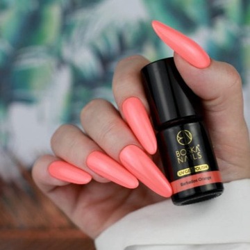 BOSKA NAILS UV/LED ГИБРИДНЫЙ ЛАК 419 БАРБАДОССКИЙ ОРАНЖЕВЫЙ 6 МЛ