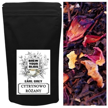 Herbata czarna EARL GREY CYTRYNOWO RÓŻANY - 100g