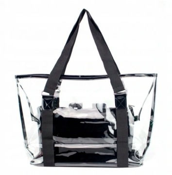 БОЛЬШАЯ ПРОЗРАЧНАЯ СУМКА-ШОППЕР