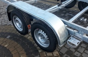 КОМПЛЕКТ 2 x КРУГЛЫЕ МЕТАЛЛИЧЕСКИЕ КРЫЛЬЯ для прицепа КОЛЕСО 14 15 16 ДЮЙМОВ STRONG