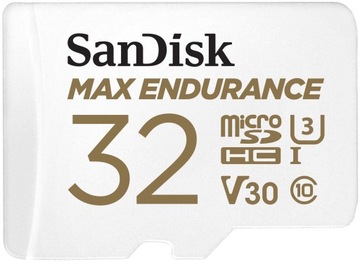 SanDisk Karta microSD MAX ENDURANCE 32GB + adapter
