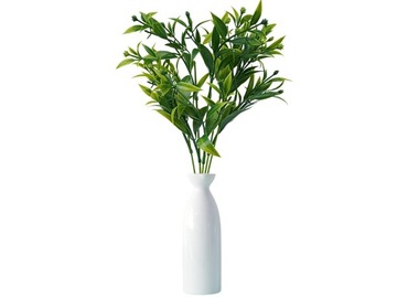 SZTUCZNA GAŁĄZKA RUSKUS 34cm DODATEK DO STROIKÓW WYPEŁNIACZ ZIELONY FLORET