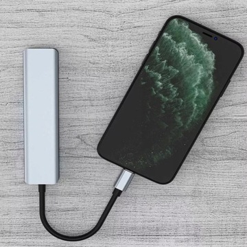 АДАПТЕР THUNDERBOLT 3 USB-C 3.1 USB SD TF-РИДЕР