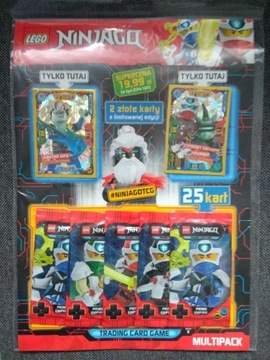 LEGO Ninjago series 5 карточек, 2 пакетика в мультиупаковке