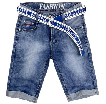 SPODENKI JEANS elastyczne JORDAN r 10 -134/140 cm