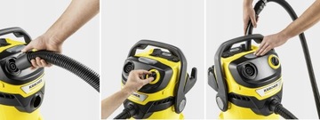 УНИВЕРСАЛЬНЫЙ ПЫЛЕСОС БЕЗРЕШЕНКА KARCHER WD5 4500W TURBO BRUSH XXL НАБОР