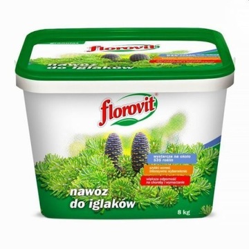 Nawóz Wieloskładnikowy Do Iglaków Florovit GRANULAT 8 kg