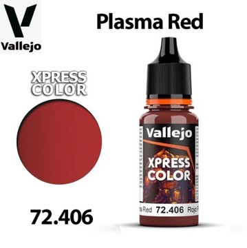 VALLEJO 72406 Xpress Color - Plasma Red 18ml