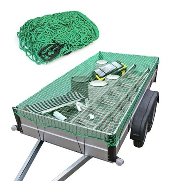 SIATKA ZABEZPIECZAJĄCA ODPORNY NA ROZDARCIE BEZPIECZNY TRANSPORT 2X3M