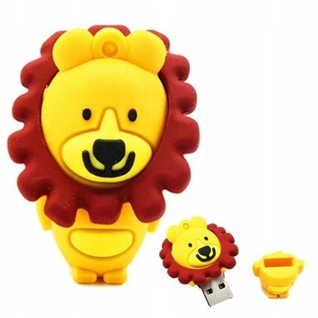 PENDRIVE USB SZYBKI FLASH DRIVE ULTRA PAMIĘĆ ZAWIESZKA PEN PREZENT LEW 64GB