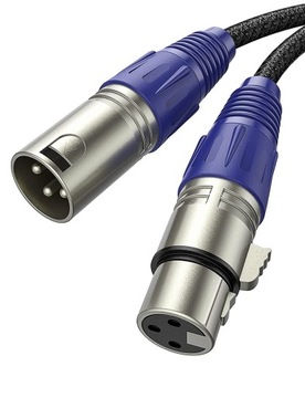 Kabel XLR - XLR Audio SNOWKIDS Mikrofonowy 2m