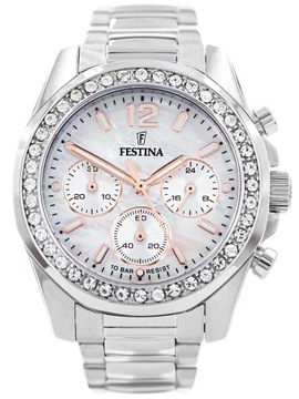 DÁMSKE HODINKY FESTINA F20606/1 SO ZIRKÓNMI 10ATM