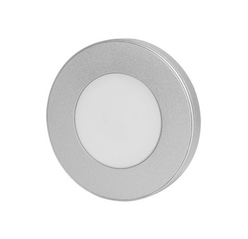 Lampka LED wpuszczana nawierzchniowa meblowa ALUMINIUM wpust 3W 4000K SLL02