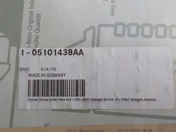 CHRYSLER OE K05101438AA FILTR VENTILACE PROSTORU SPOLUJEZDCE