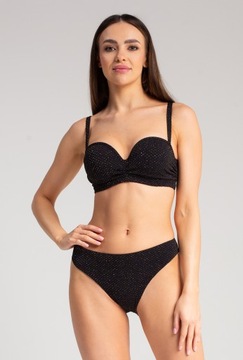 Dół od stroju kąpielowego bikini Gatta Sky BLACK LUREX rozmiar 2XL