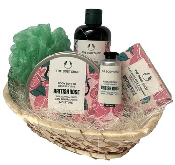 THE BODY SHOP Zestaw kosmetyków British Rose Brytyjska Róża Prezent