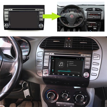 РАДИО GPS ANDROID FIAT BRAVO 2007-2014 CARPLAY