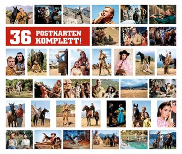 KAROL MAY Skarb w Srebrnym Jeziorze 36 POCZTÓWEK !