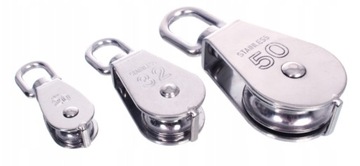 НЕРЖАВЕЮЩИЙ ВЕРЕВОЧНЫЙ БЛОК 20мм СО СЪЕМНЫМ РОЛИКОМ