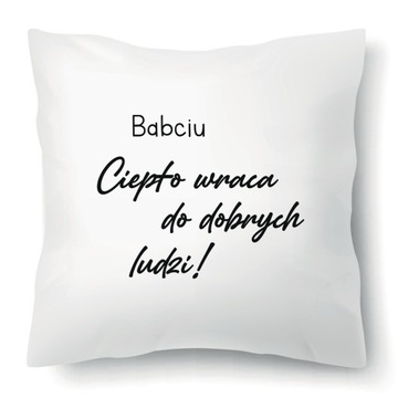 PODUSZKA 40x40 Prezent dla BABCI DZIEŃ BABCI Wzory