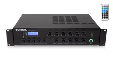 Tonsil Rádiový zesilovač Wl 250W Bt Fm Usb Ozvučení 100V 6 Zón
