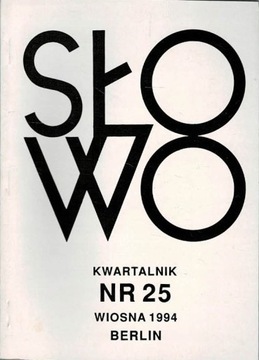Słowo Kwartalnik nr 25/1994