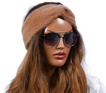 АЛЬПАКА Красивый женский ободок, ТЕПЛЫЙ УЗЕЛ, ЦВЕТА