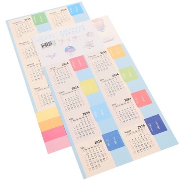 ОФИСНЫЕ ТОВАРЫ НАКЛЕЙКИ КАЛЕНДАРЬ 2024 ПОЛНЫЙ