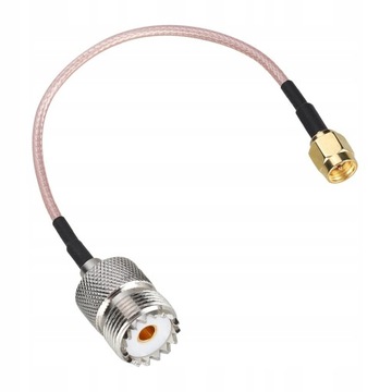 1Pc SMA męski na UHF żeński Adapter konwerter