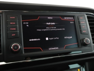 Seat Ateca SUV 1.4 EcoTSI 150KM 2018 Seat Ateca full LED grzane fotele klima auto, zdjęcie 24