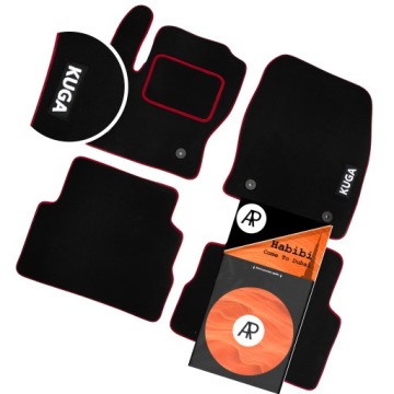 Ford Kuga 2013-2020r. Dywaniki welurowe do samochodu maty do auta HAFT R