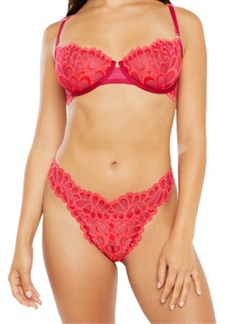 Bombshell Broderie Crotchless Lace Undie
